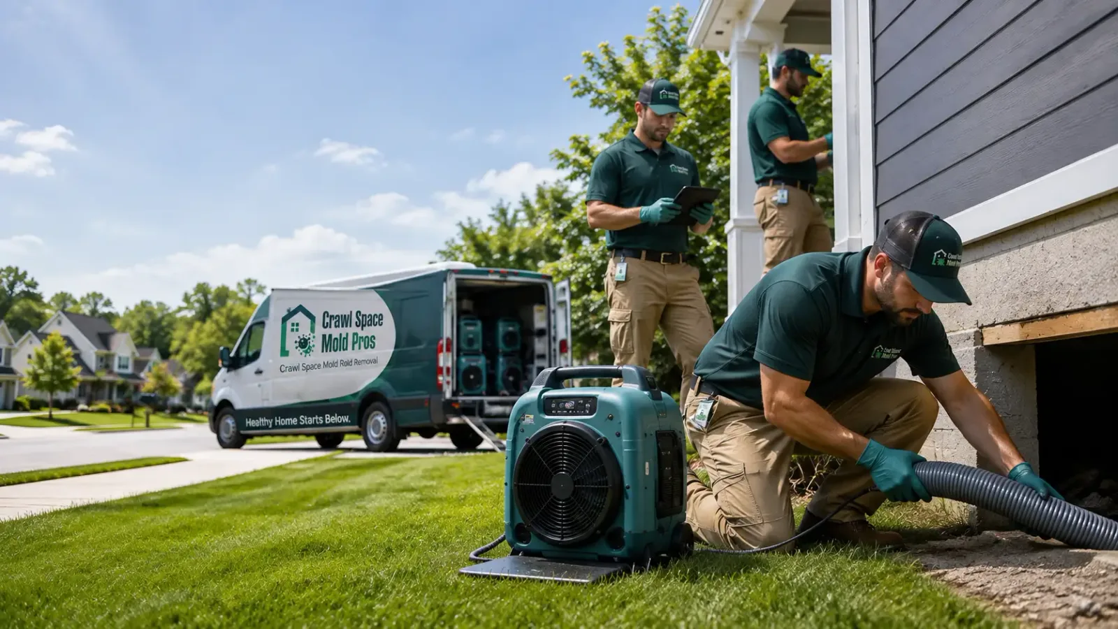 Crawl Space Mold Removal in Burlington, IA